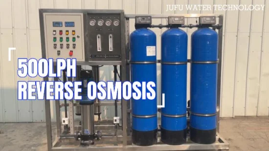 Macchina per il filtro dell'acqua ad osmosi inversa industriale da 500 lph