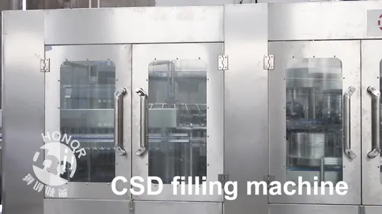 Macchinari per il riempimento di bevande in lattina di alluminio rotante Birra Bevanda analcolica gassata Linea di imbottigliamento di riempimento CSD Linea di riempimento di succhi Macchina di rifornimento di lattine